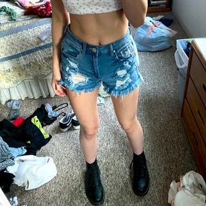 Cute ripped shorts